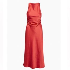 NWOT Aritzia Wilfred Red midi dress